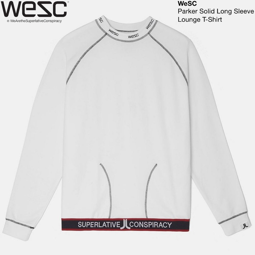 WeSC - ‘Parker’ Replan Long Sleeve Lounge T-Shirt
